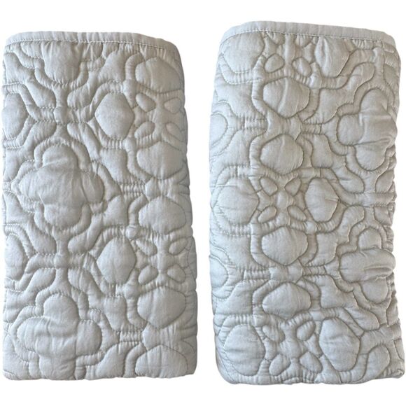 Pottery Barn Teen + Kendra Scott Dira Embroided Standard PIllow Shams Sky NWOT - Picture 1 of 10